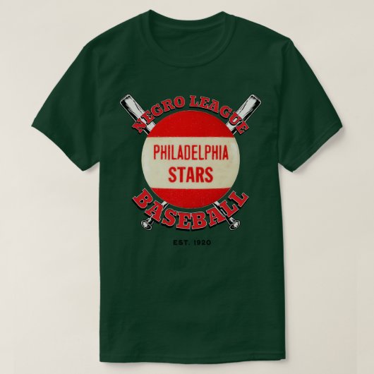 Philadelphia Stars Negro League Baseball T-shirt (Design voorkant)