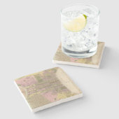 Philadelphia Stenen Onderzetter (Zijkant)