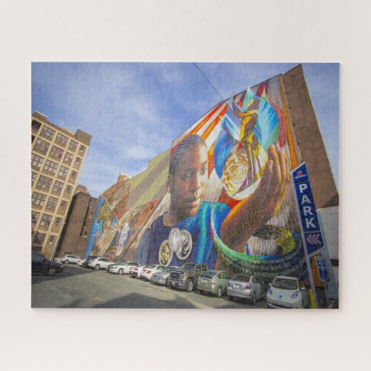 Philadelphia-straatbeelden. Legpuzzel (Horizontaal)