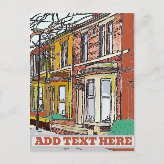 Philadelphia Street Briefkaart (Voorkant)