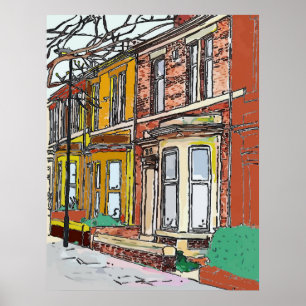 Philadelphia Street Poster