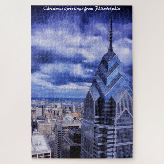 Philadelphia Street Scenes. kerstcadeautjes Legpuzzel (Verticaal)