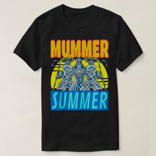 Philadelphia Summer Mummers Day New Years Funny G T-shirt (Design voorkant)