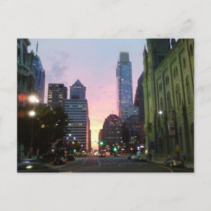 Philadelphia Sunset Briefkaart