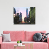 Philadelphia Sunset Wrapped Canvas Afbeelding (Insitu (Woonkamer))