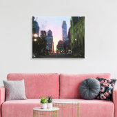 Philadelphia Sunset Wrapped Canvas Afbeelding (Insitu (Woonkamer))