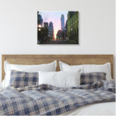 Philadelphia Sunset Wrapped Canvas Afbeelding (Insitu (Slaapkamer))