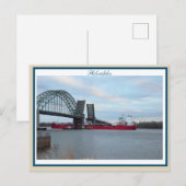 Philadelphia Tacony-Palmyra Bridge Opening Briefkaart (Voorkant / Achterkant)