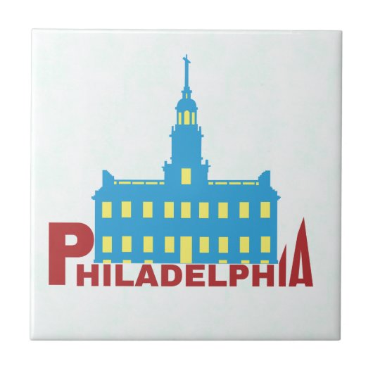 Philadelphia Tegeltje (Voorkant)