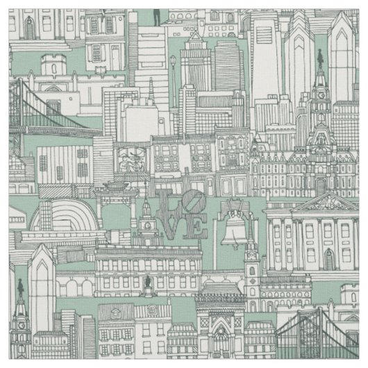 Philadelphia toile balsem eendenei stof (Swatch)
