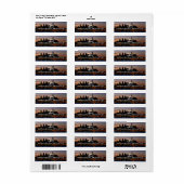 Philadelphia Twilight Skyline Label (Full Sheet)