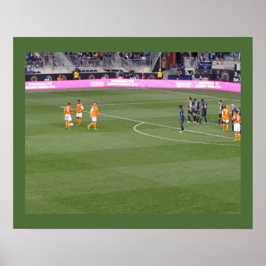 Philadelphia Union Voetbalwedstrijdposter Poster (Voorkant)