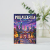 Philadelphia Verenigde Staten Briefkaart (Staand voorkant)
