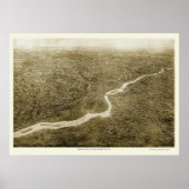 Philadelphia Vicinity, PA Panoramic Map - 1926 Poster (Voorkant)