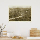 Philadelphia Vicinity, PA Panoramic Map - 1926 Poster (Keuken)