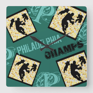 PHILADELPHIA VIERKANTE KLOK