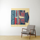 Philadelphia, voeg tekst toe, Bosbouw Wandkleed (In Situ (horizontaal))