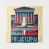 Philadelphia, voeg tekst toe, Bosbouw Wandkleed (Voorkant)