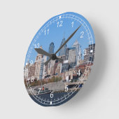 Philadelphia Wall Clock Ronde Klok (Hoek)