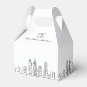 Philadelphia Wedding Favor Box Bedankdoosjes (Achterkant)