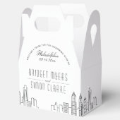 Philadelphia Wedding Favor Box Bedankdoosjes (Geopend)
