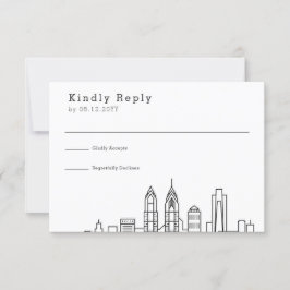 Philadelphia Wedding | Stijlvolle Skyline RSVP