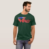 Philadelphia Wings Lacrosse T-shirt Retro MILL (Voorkant volledig)
