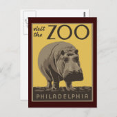 Philadelphia Zoo Briefkaart (Voorkant / Achterkant)