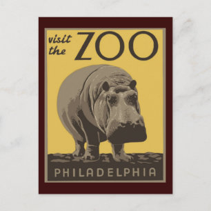 Philadelphia Zoo Briefkaart