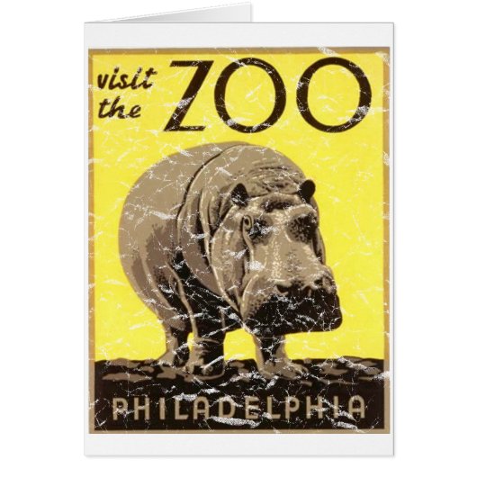 Philadelphia Zoo-Hippo (Voorkant)