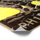 Philadelphia Zoo-Hippo verergerd Poster (Hoek)