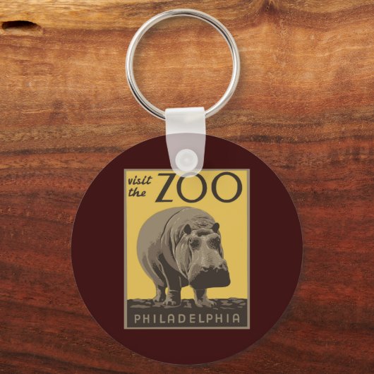 Philadelphia Zoo Sleutelhanger (Voorkant)
