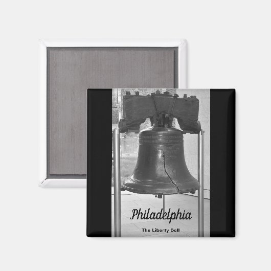 Philadelphia's Grand Bell Square Magnet (Voorkant / Achterkant)