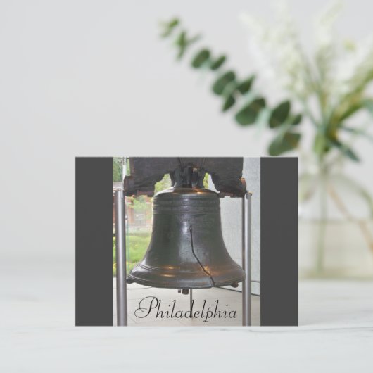 Philadelphia's Great Bell Briefkaart (Staand voorkant)
