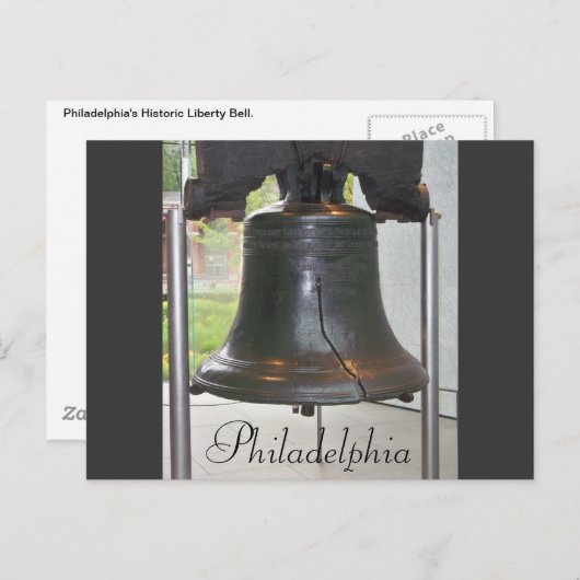 Philadelphia's Great Bell Briefkaart (Voorkant / Achterkant)