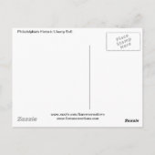 Philadelphia's Great Bell Briefkaart (Achterkant)