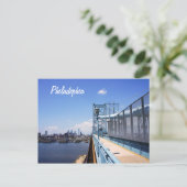 Philadephia PA Briefkaart (Staand voorkant)