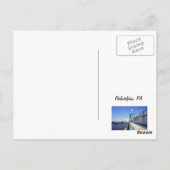 Philadephia PA Briefkaart (Achterkant)