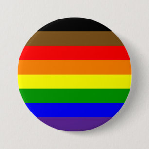 Philadephia Regenboog Pride Vlag Ronde Button 7,6 Cm