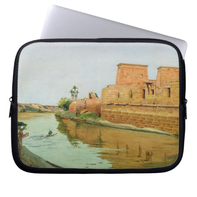 Philae on the Nile, 1894 Laptop Sleeve (Voorkant)
