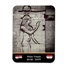 Philae Temple & Goddes - Isis/Ancient Egypt Magneet