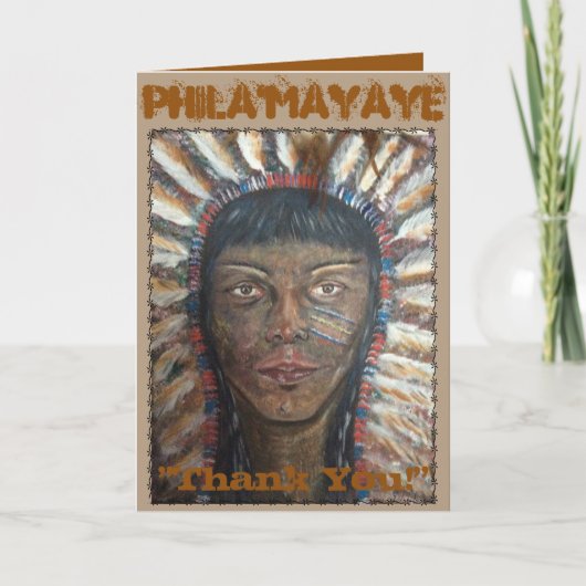 Phila'mayaye Dank je ! Bedankkaart (Voorkant)