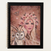 Philantha fee met uil van Renee Lavoie Planner (Voorkant)