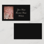 Philantha fee met uil van Renee Lavoie Visitekaartje (Voorkant / Achterkant)