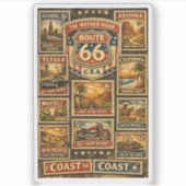 Philatelic Southwest Explorer Interstate Voertuig  Sticker (Voorkant)