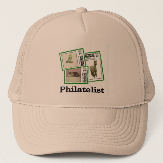 Philatelist 3 trucker pet (Voorkant)