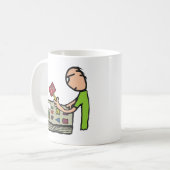 Philately Stamp Collecting Koffiemok (Voorkant links)