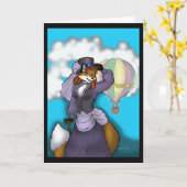 Philea Fogg-Wenskaart Kaart (Gele Bloem)