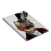 Phileas Feline Steampunk Cat & Top Hat 2 Notitieboek (Rechterzijde)