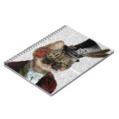 Phileas Feline Steampunk Cat & Top Hat 2 Notitieboek (Linkerzijde)